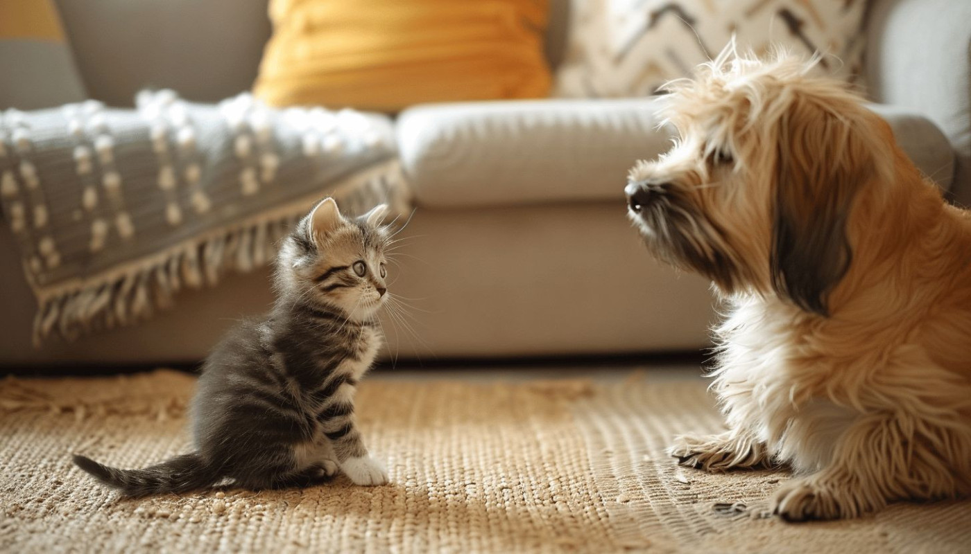 Conseils pour l'introduction d'un nouveau chaton chez un chien adulte